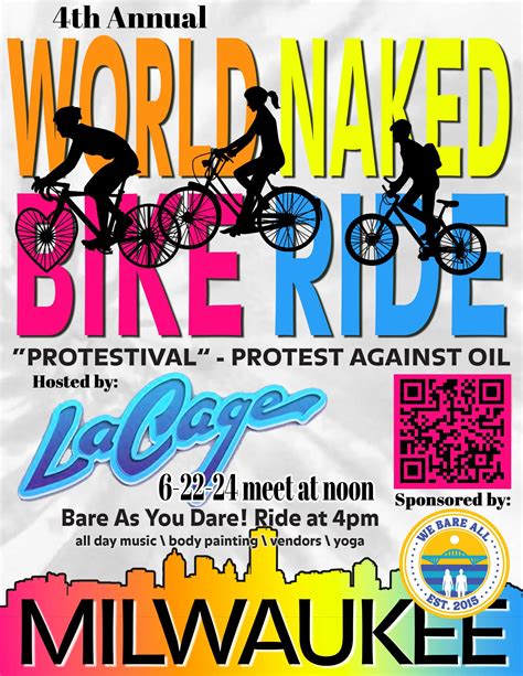 World Naked Bike Ride in Milwaukee is Saturday. Heres what to。